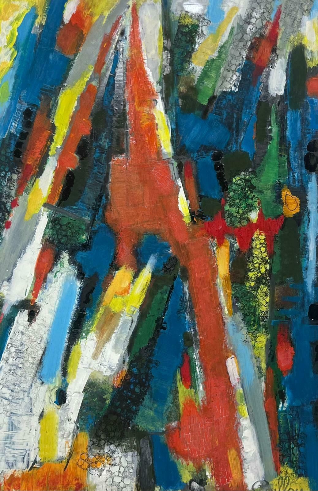 Andre Guilloufrench Expressionist Abstract 20th Century Oil Painting Blaze Of Colors