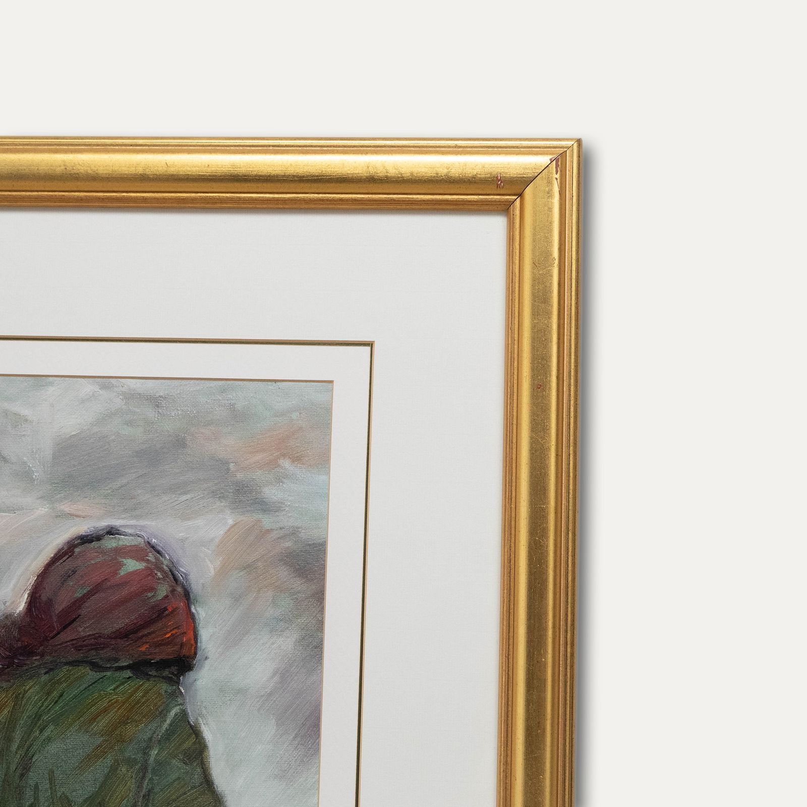Amos A. Langdown (1930 2006) South African Oil, Two Ladies With Shopping photo 740.0