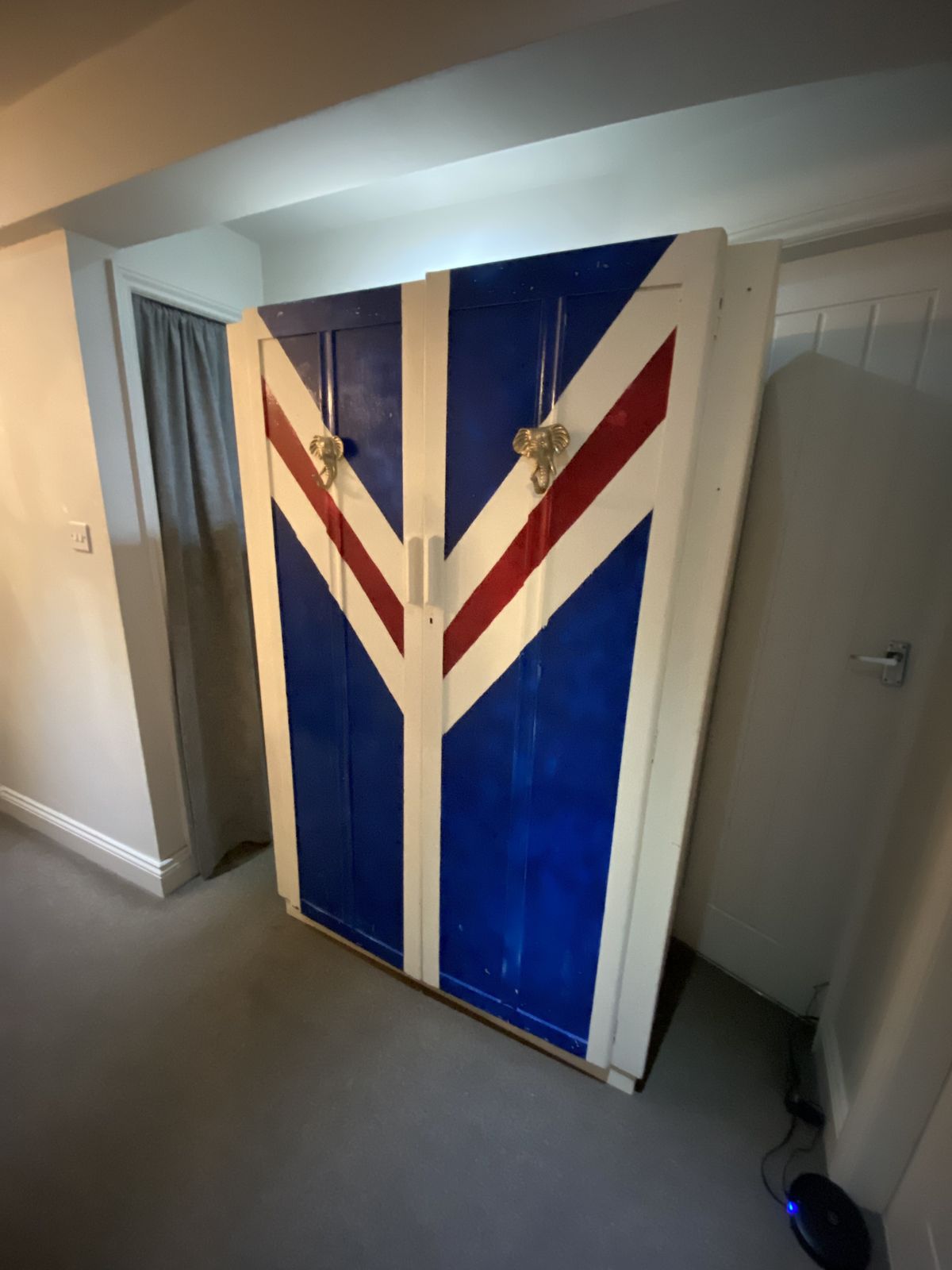 photo buy Wardrobe   Hand Painted By Local Artist With Union Jack Design