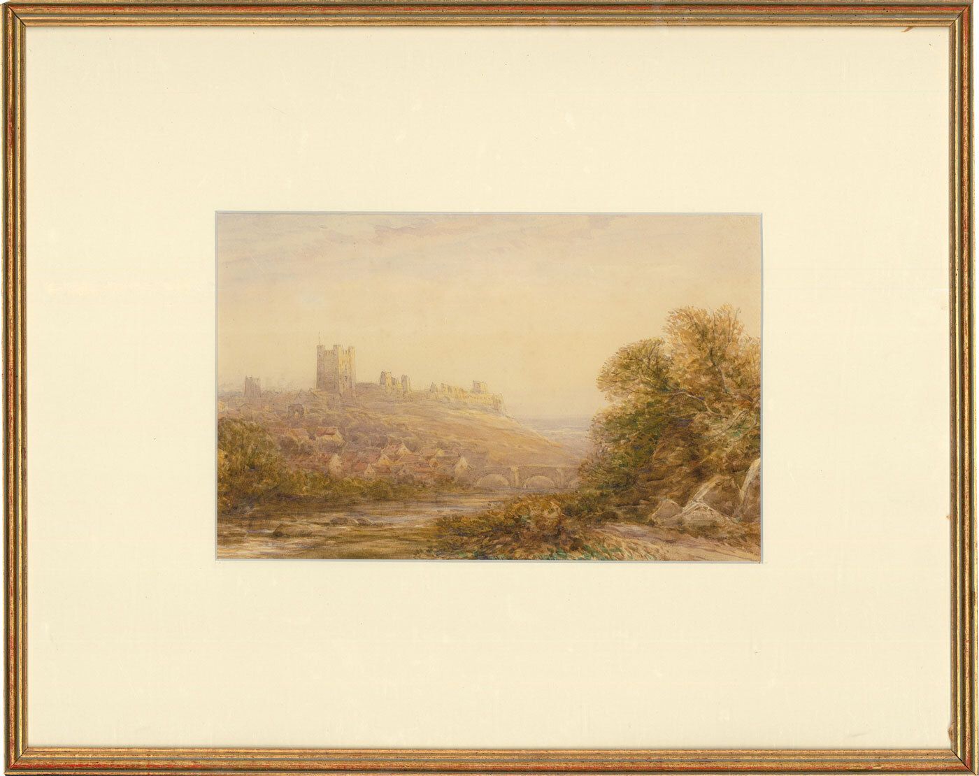 James Orrock Ri Roi (1829 1913) 1879 Watercolour, Richmond Castle