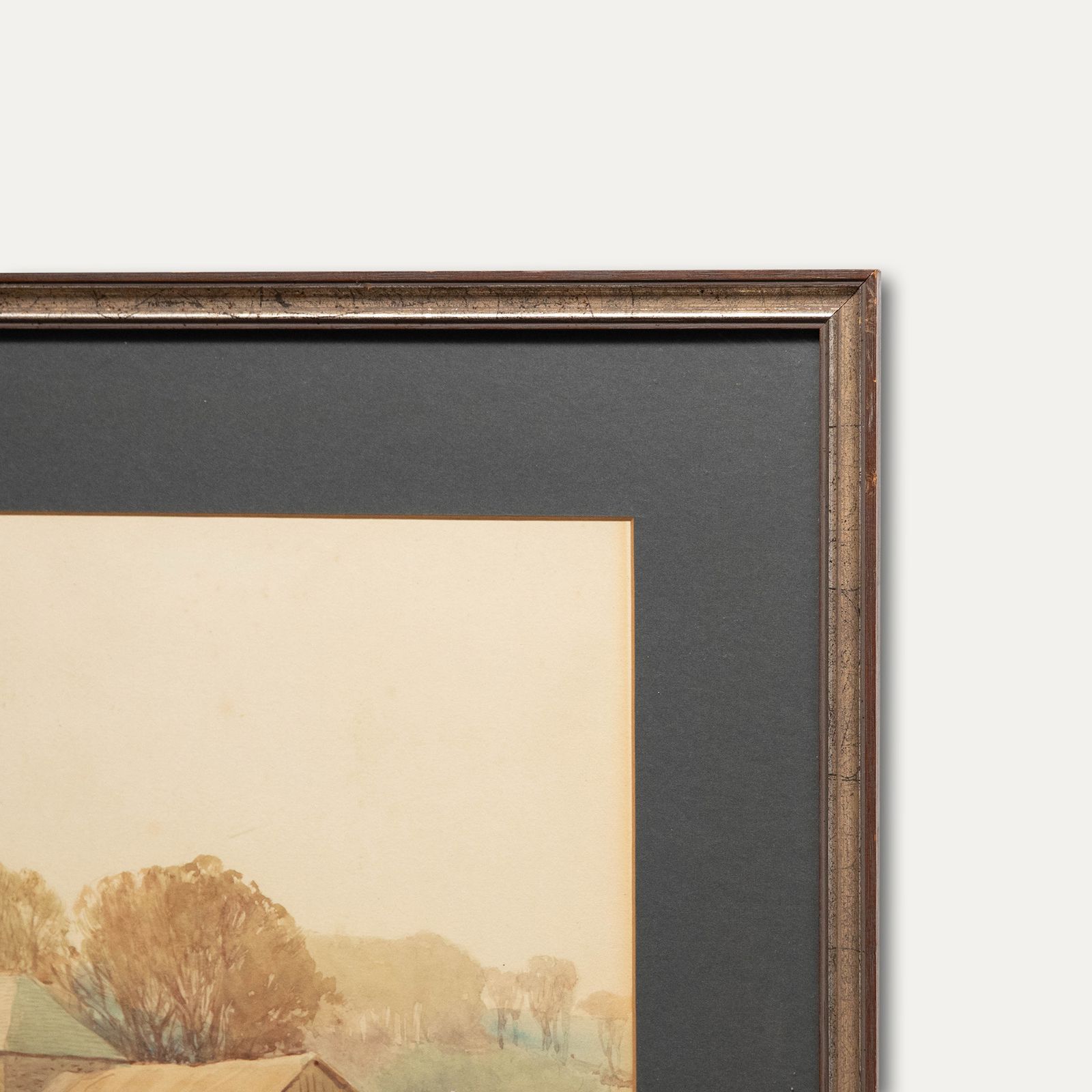 William Edwards Croxford (1852 1926) Framed Watercolour, Trevemper, Newquay photo for sale