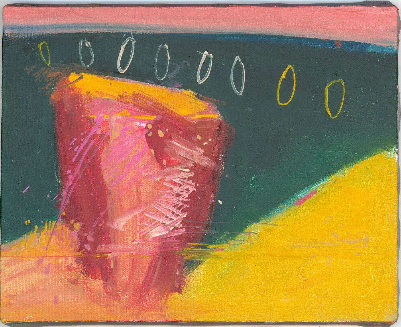 Richard J.S. Young Contemporary Oil, Ancient Stones, Lewis (Outer Hebrides) photo furniture
