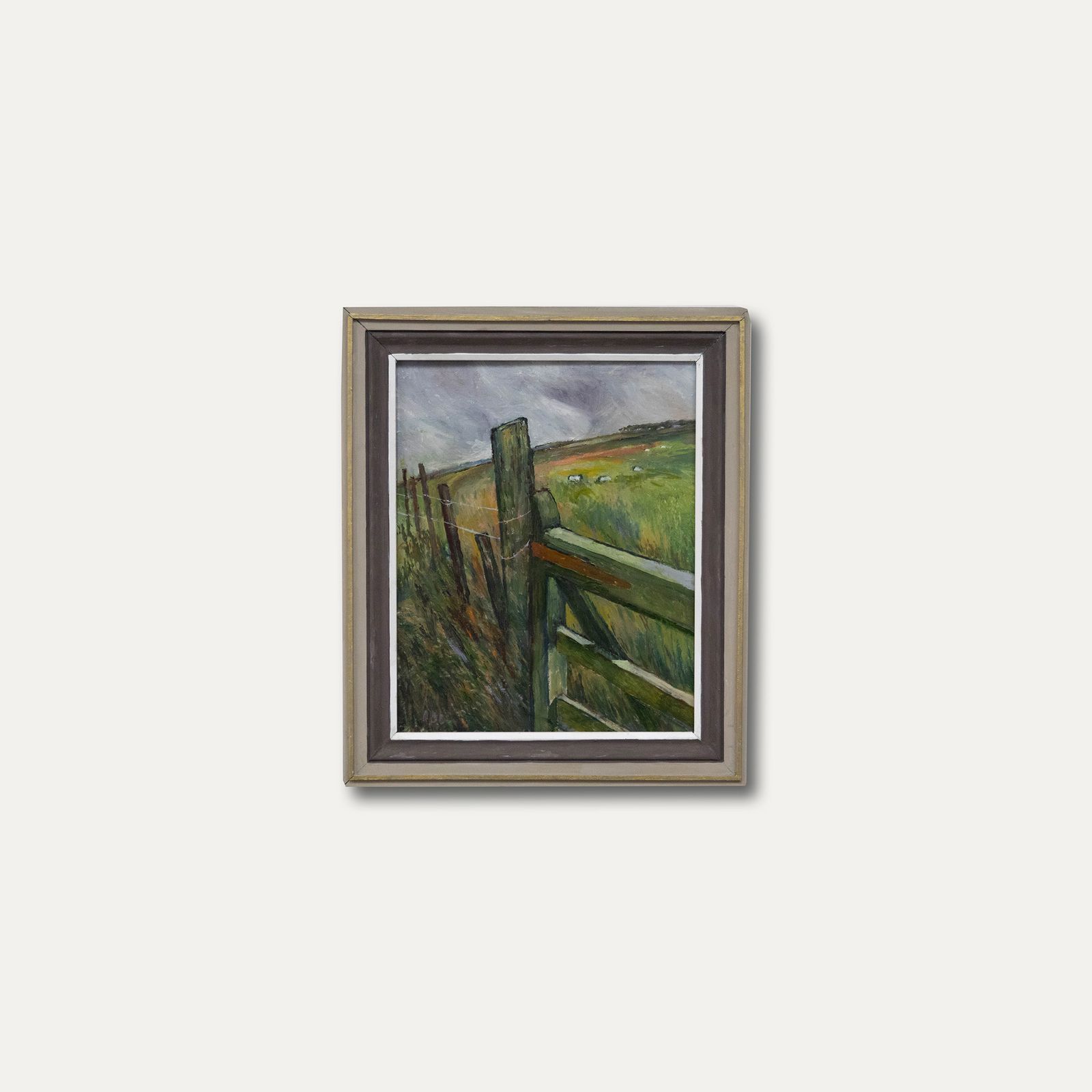 Albert B. Ogden (1928 2022) 20th Century Oil, Roeburndale Fell photo vinterior