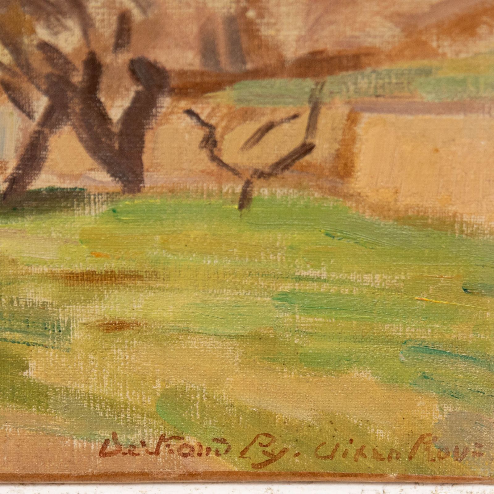 Bertrand Py (1895 1973) Mid 20th Century Oil, Plou, France photo vinterior