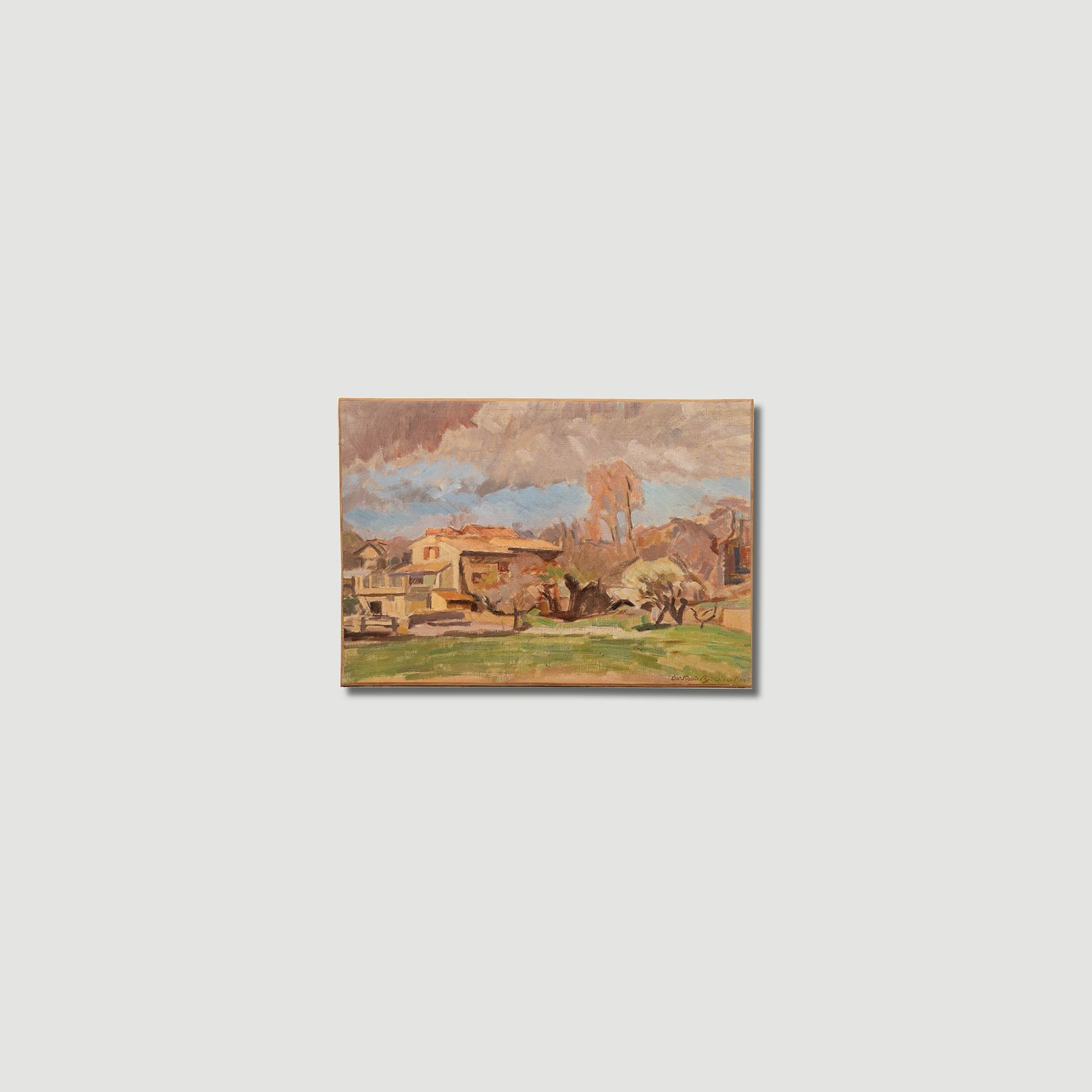 Bertrand Py (1895 1973) Mid 20th Century Oil, Plou, France photo buy