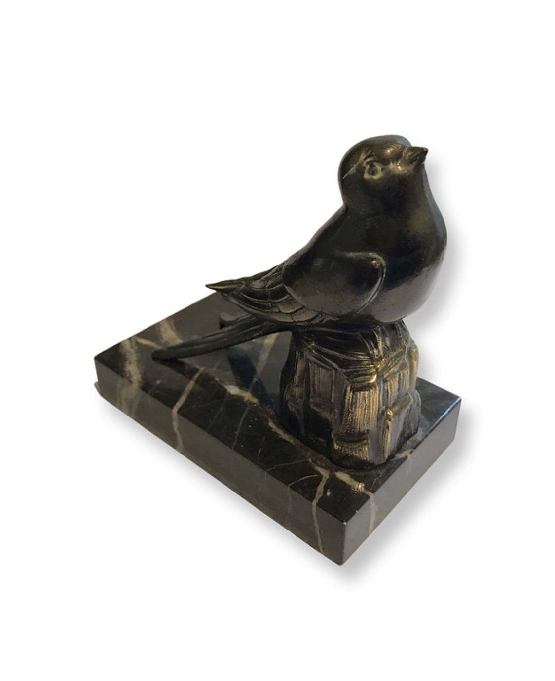 Beautiful Pair Of Art Deco Book Ends, Swallows photo Home Decor