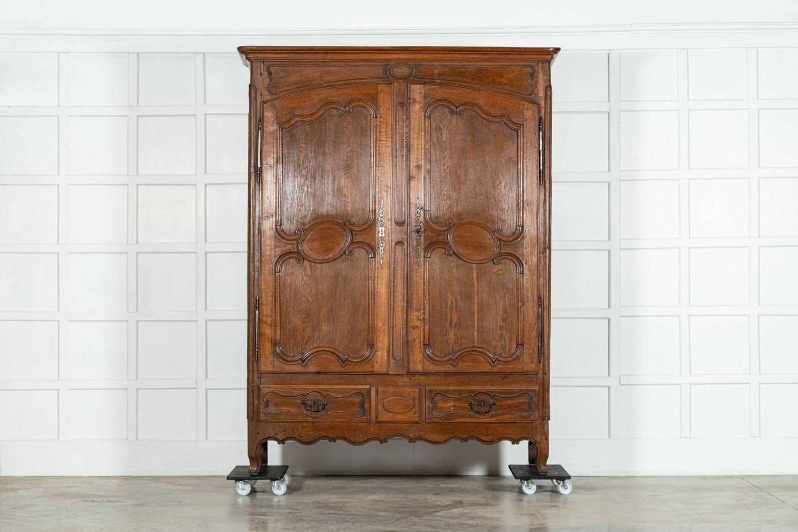 Large 19thc French Oak Armoire