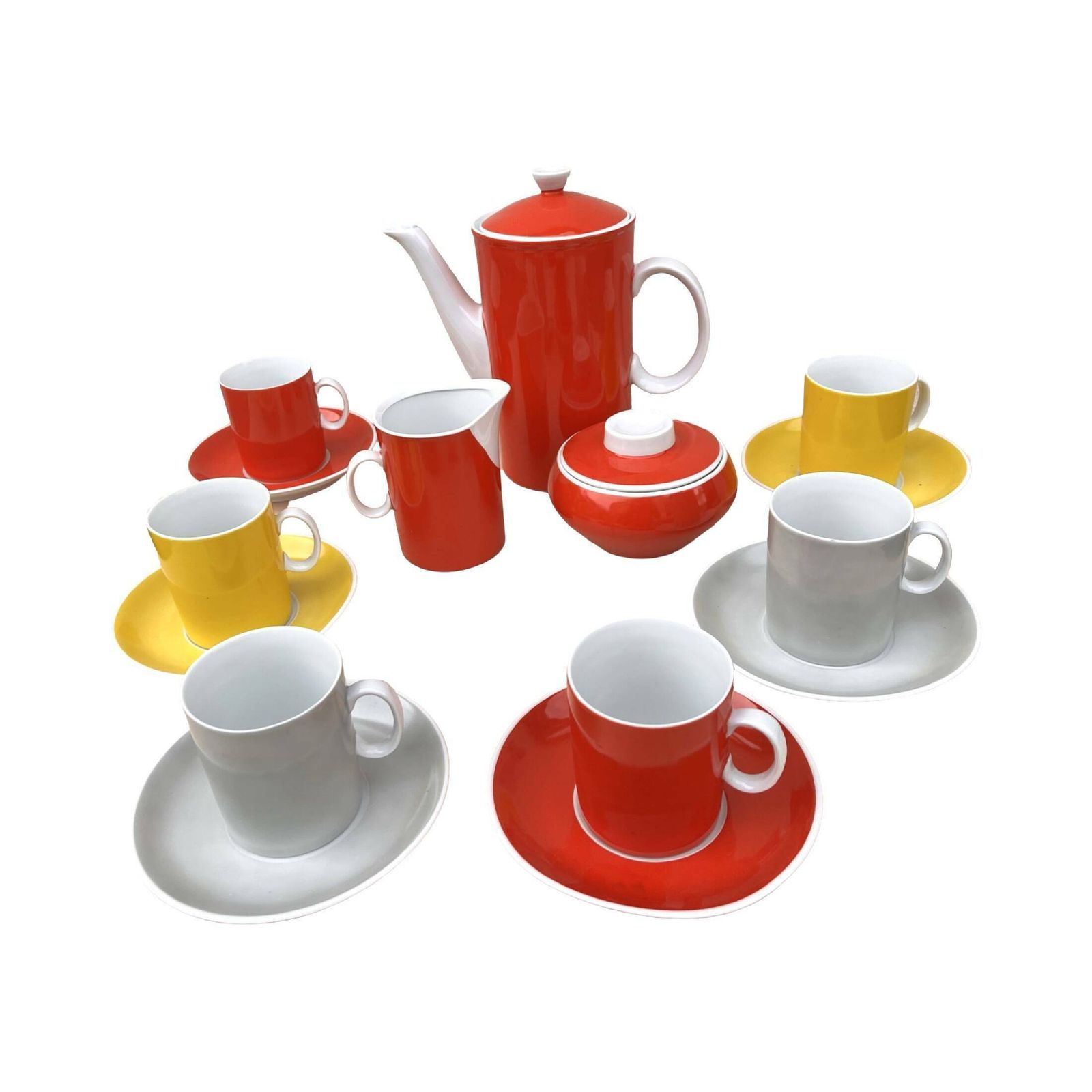 photo furniture Coffee Service For 6 People, Milo Designed By A. Sadulski, Karolina Table Porcelain Plant,