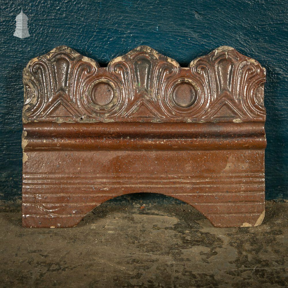 Scalloped Garden Edging, Matched Set Of 29 Salt Glazed Path Edging   A Run Of 8.5m photo Home Decor