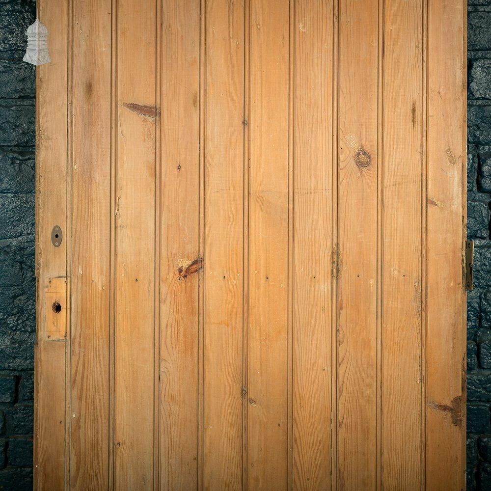 Home Fixtures Framed Plank Door, Beaded Pine photo