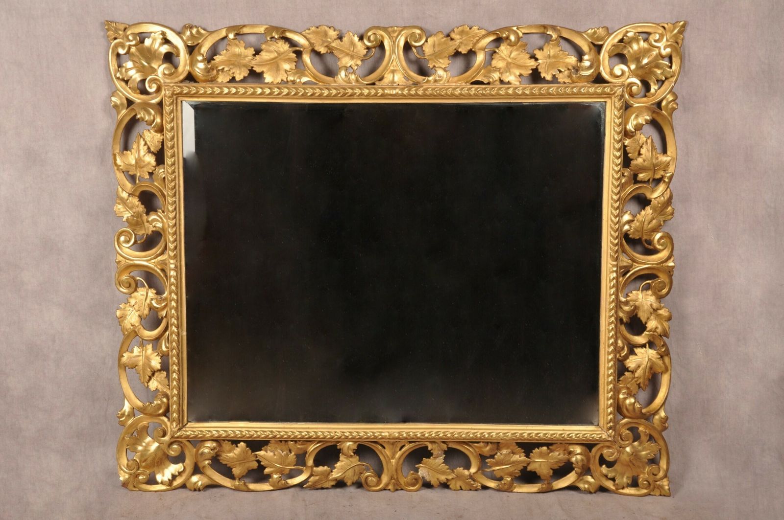 Large Early 19th Century Florentine Giltwood Mirror photo buy