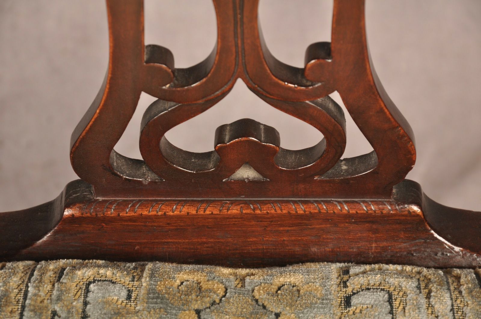 photo for sale Set Of Six Mahogany Chippendale Chairs