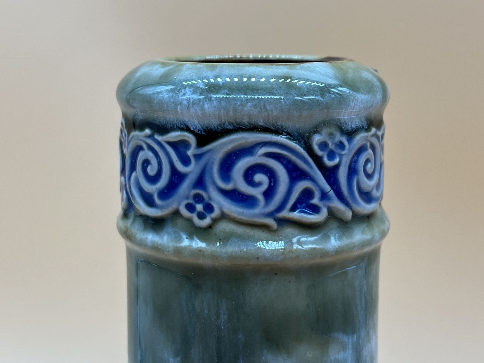 Georgie Smith Royal Doulton Pottery Art Nouveau Vase. 5754. C1910. photo vinterior