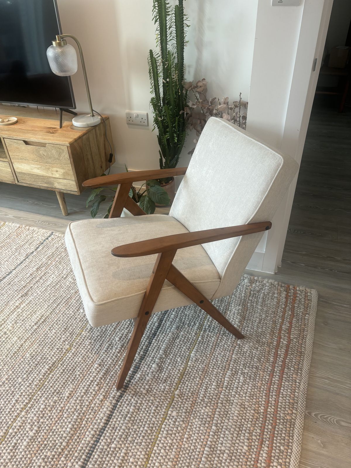 Var Soviet Armchair, 1960 Limited Edition, Light Beige