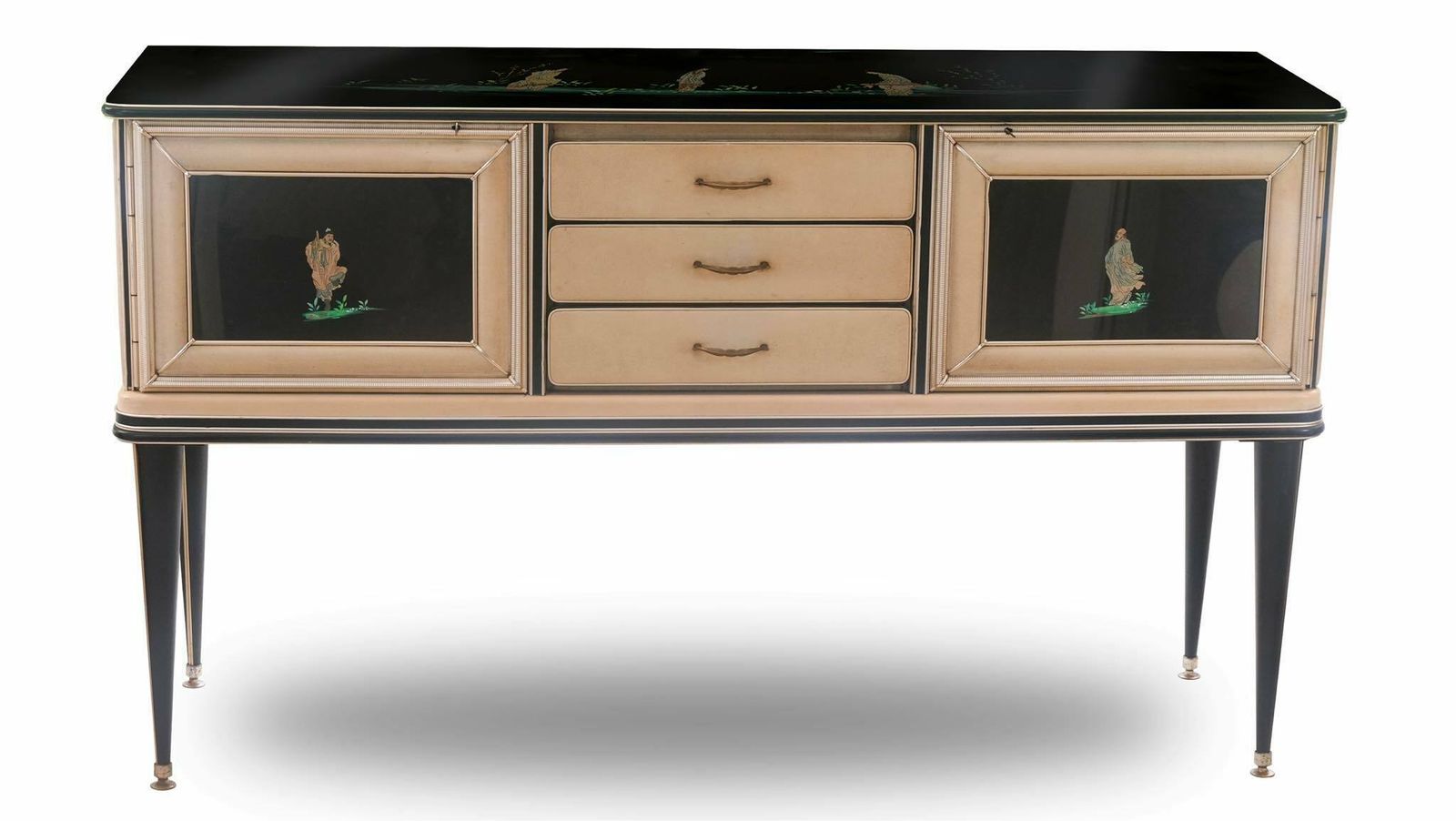 Sideboard For Harrods Umberto Mascagni Chinoiserie 1950's Rare