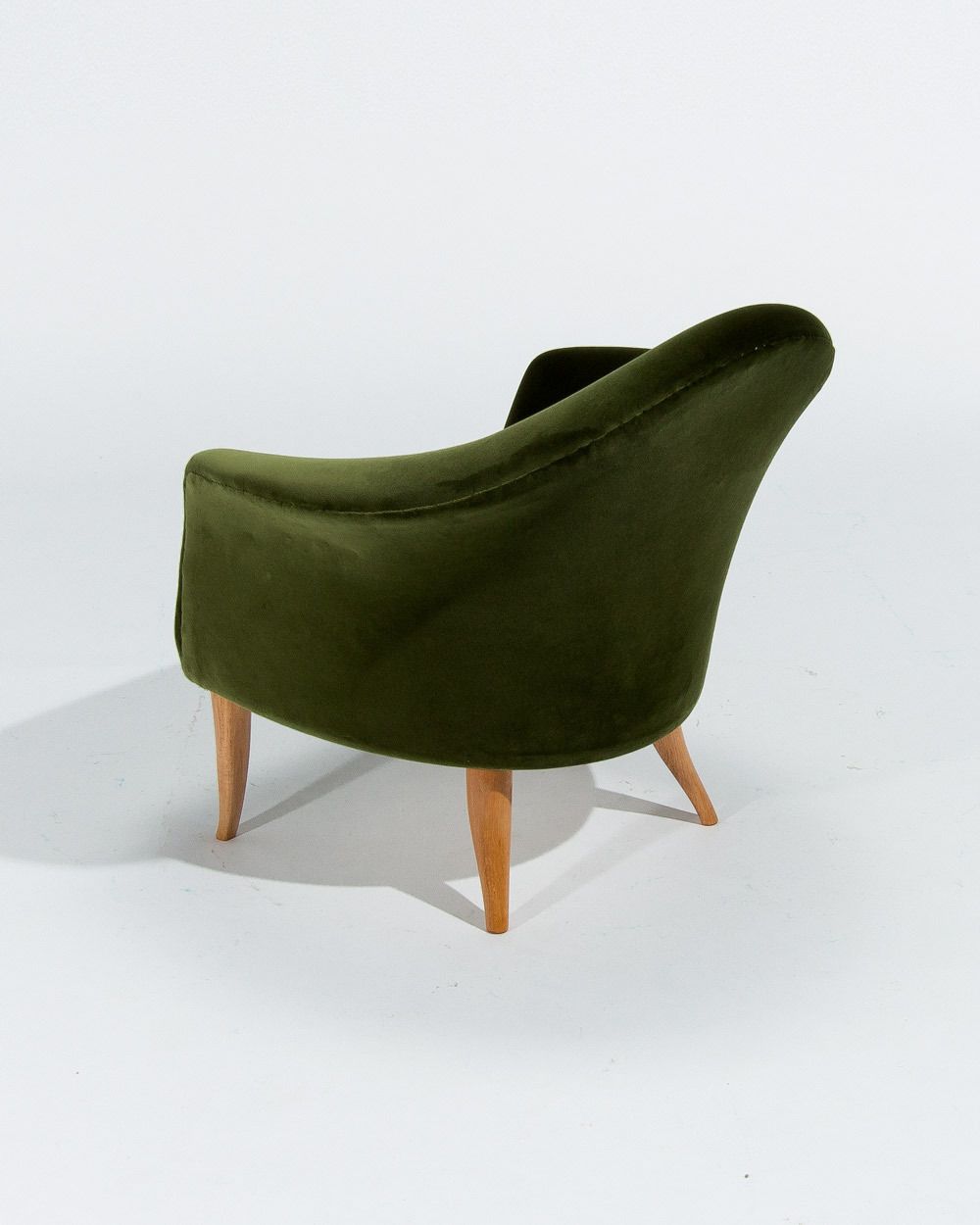 Little Adam Chair By Kerstin Horlin Holmquist In Green Velvet, Swedish 1950’s Mid Century Furniture photo Furniture