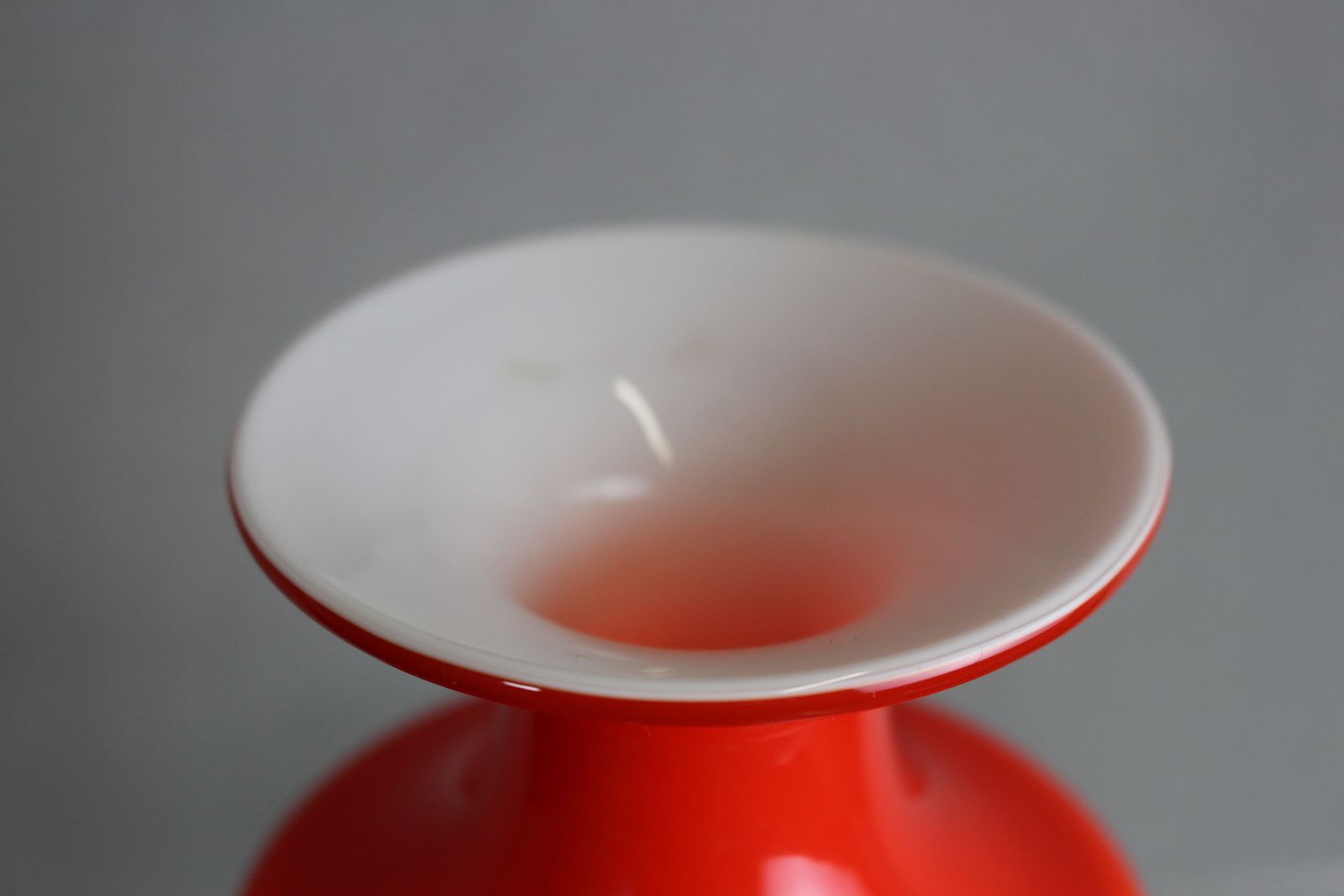 Holmegaard Orange/Red Carnaby Glass Vase By Per Lutken photo Home Decor
