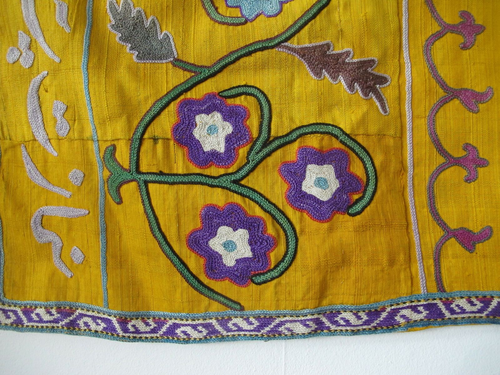 Lakai Nim Suzani, Uzbekistan Early 20th Century, 1.40m X 0.94m photo furniture