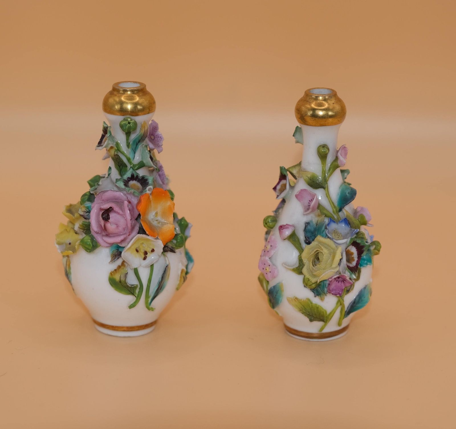 Coalbrookdale Porcelain Coalport Scent Bottles