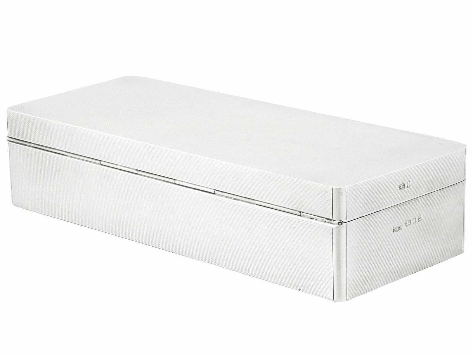 Sterling Silver Jewelry Box By S J Rose & Son photo for sale