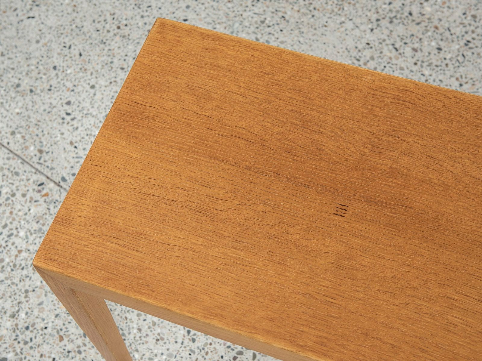 photo for sale Midcentury Danish Set Of 3 Side Tables In Oak By Severin Hansen For Haslev 1960s