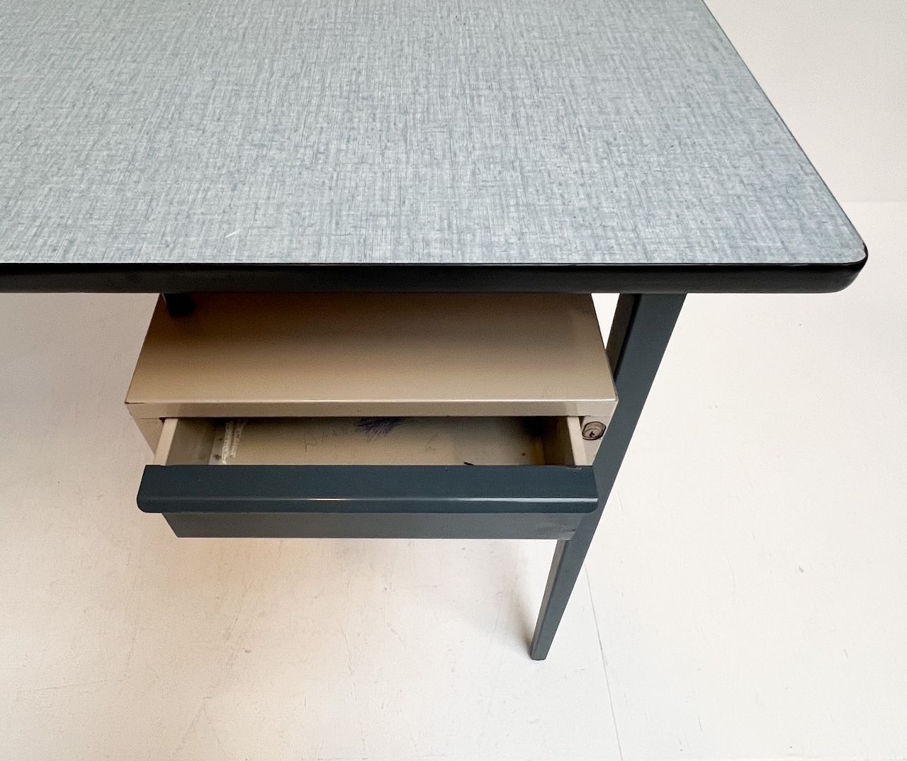 Furniture Industrial Metal Desk By Marko, 1960’s photo