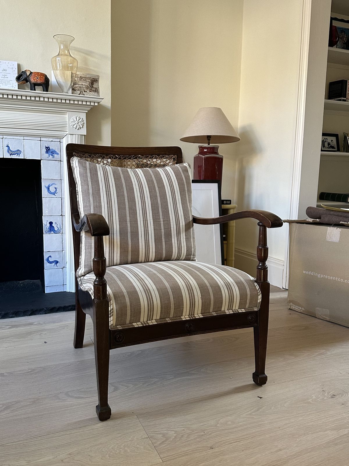 Upholstered Victorian Arts And Crafts Chair
