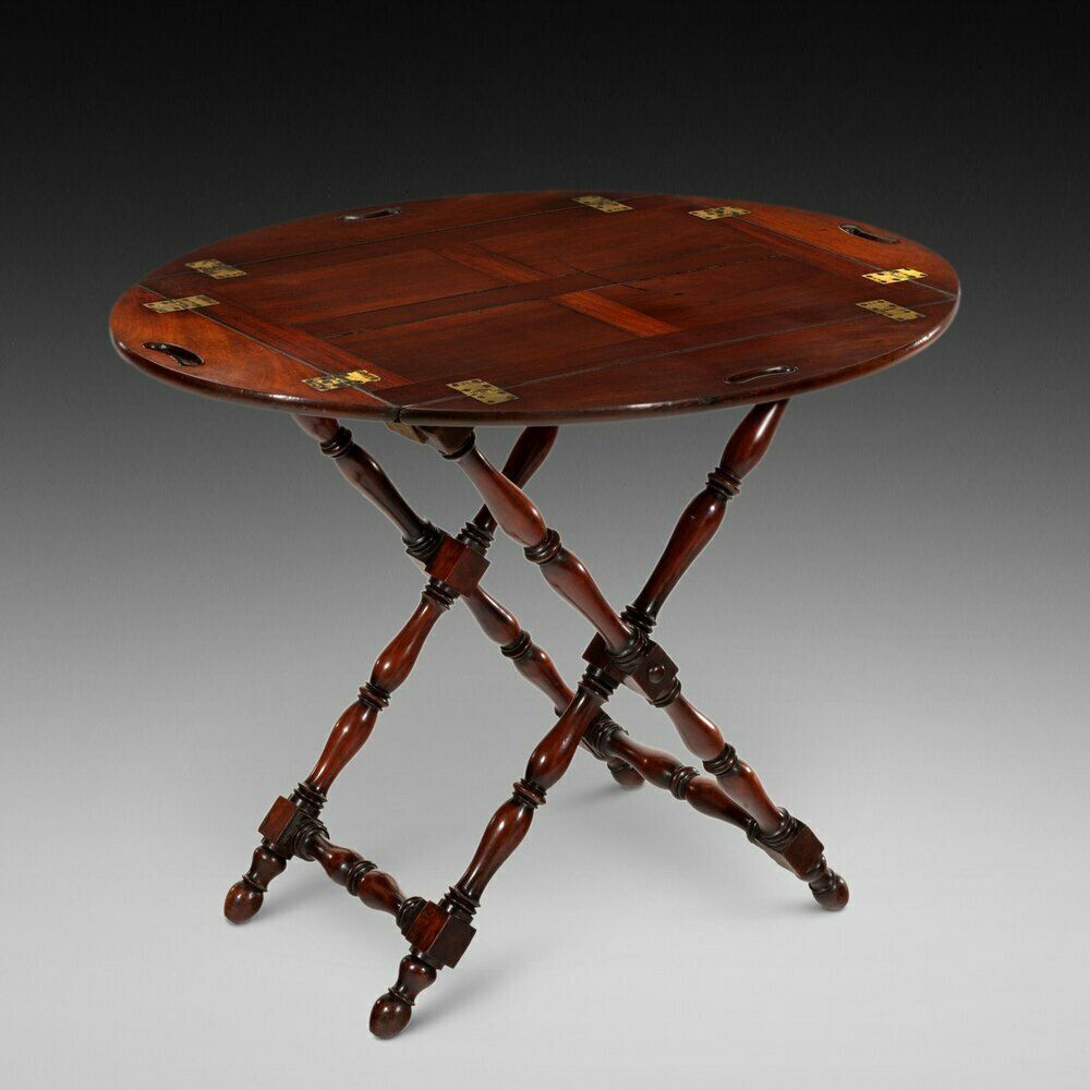 Early 19thc Cuban Mahogany Butler’s Tray