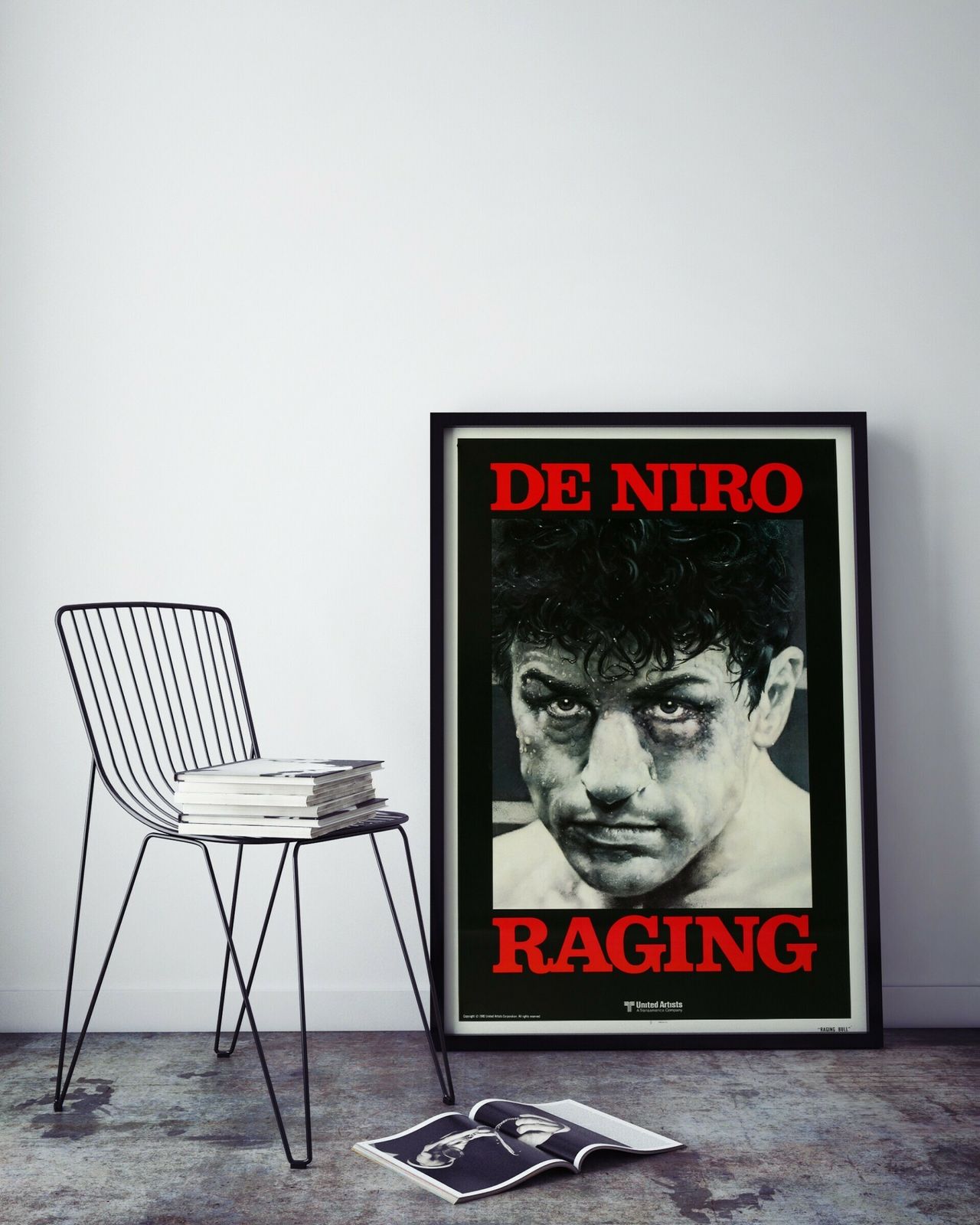 'Raging Bull' Original Vintage U.S. One Sheet Movie Poster, 1980 photo for sale