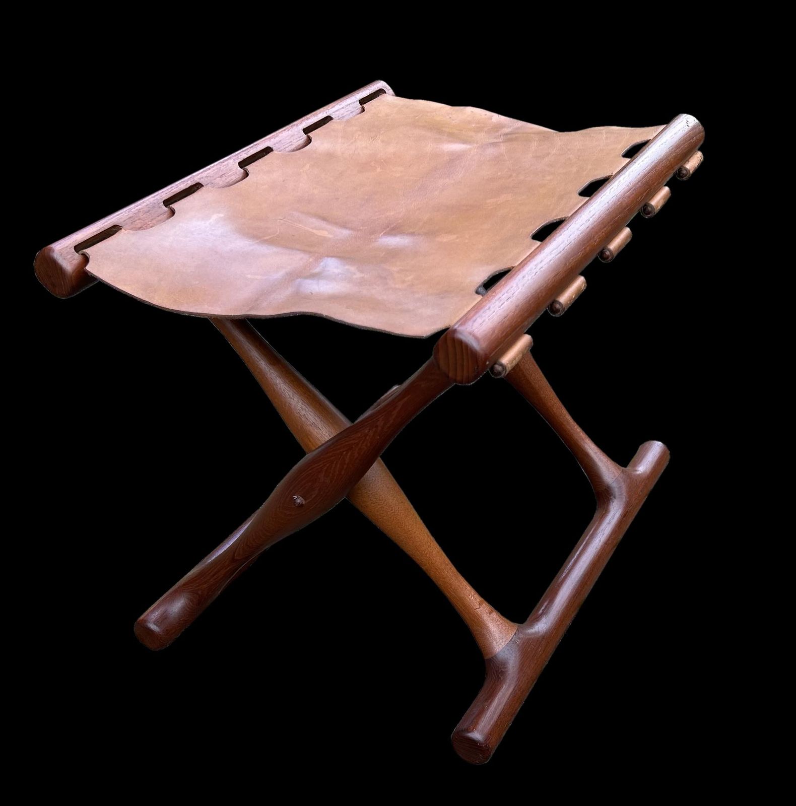 Folding 'Gold Hill' Stool By Poul Hundevad photo furniture