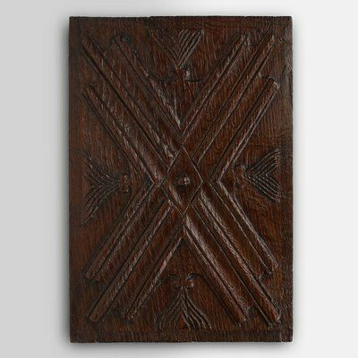 16th Century Gothic Sculpted Oak Panel, Belgium