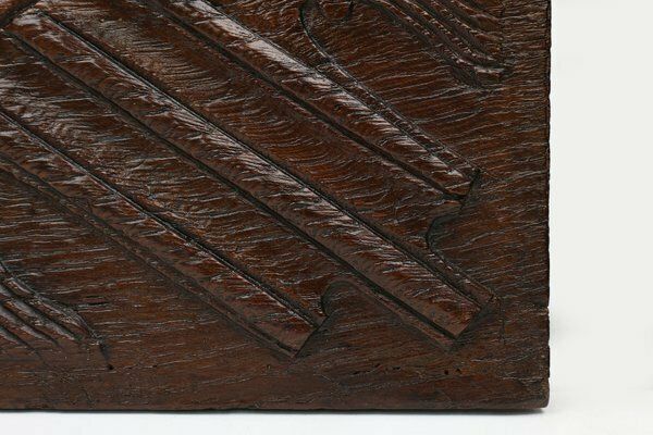 16th Century Gothic Sculpted Oak Panel, Belgium photo 701.0