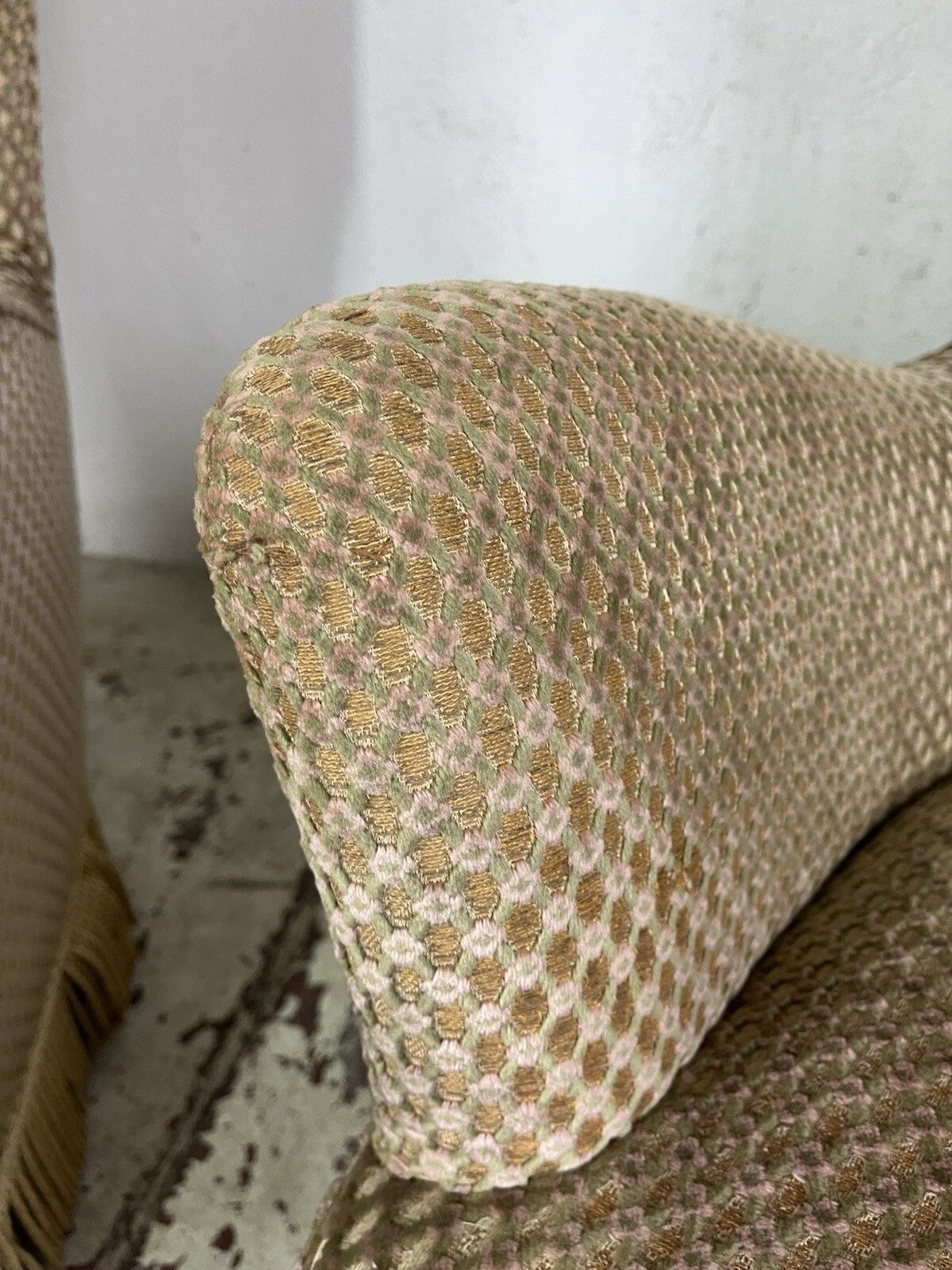 Pair Of Original Fabric Armchairs Gio Ponti 1950’s Vintage Design photo Furniture