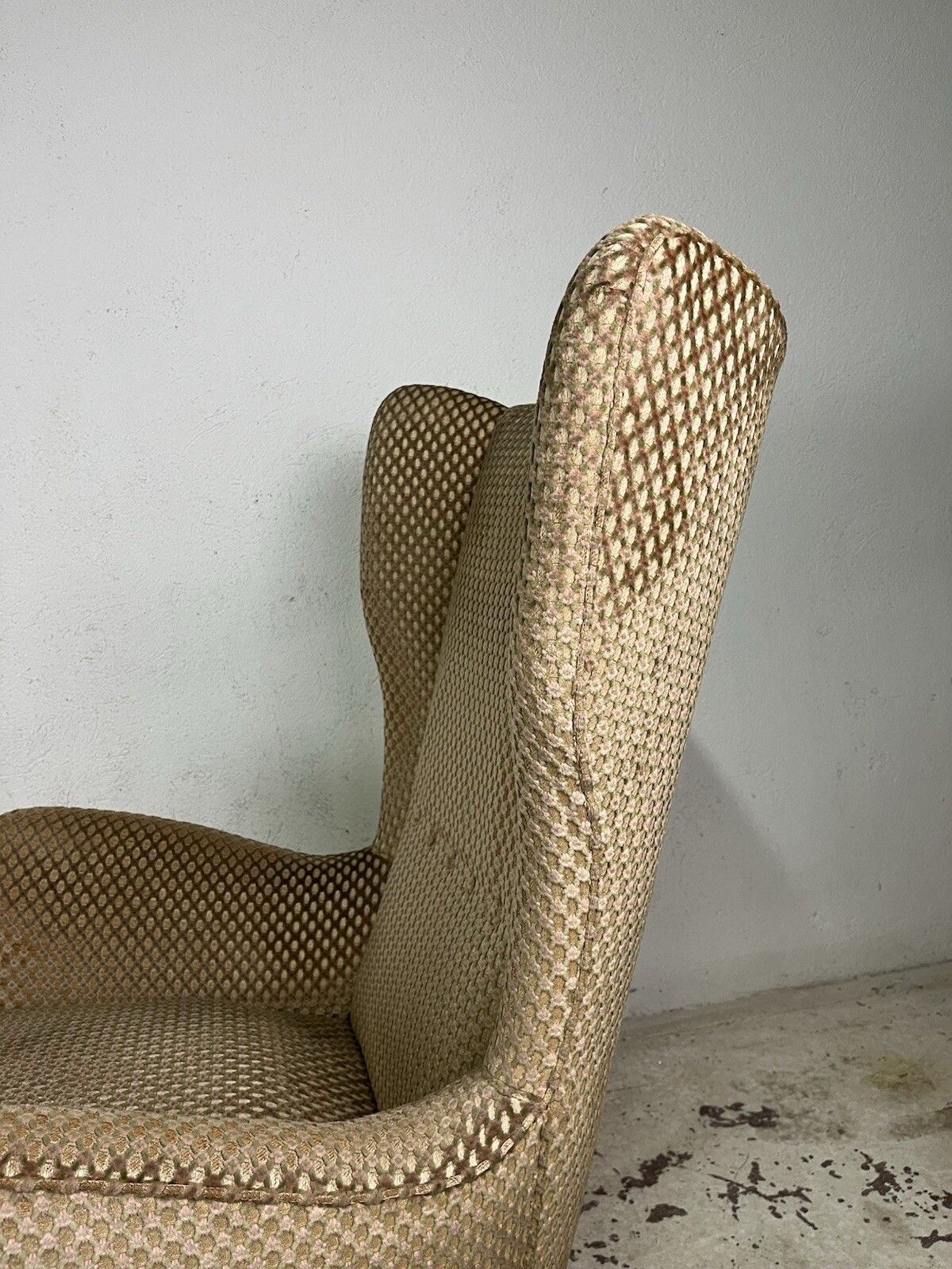 photo for sale Pair Of Original Fabric Armchairs Gio Ponti 1950’s Vintage Design