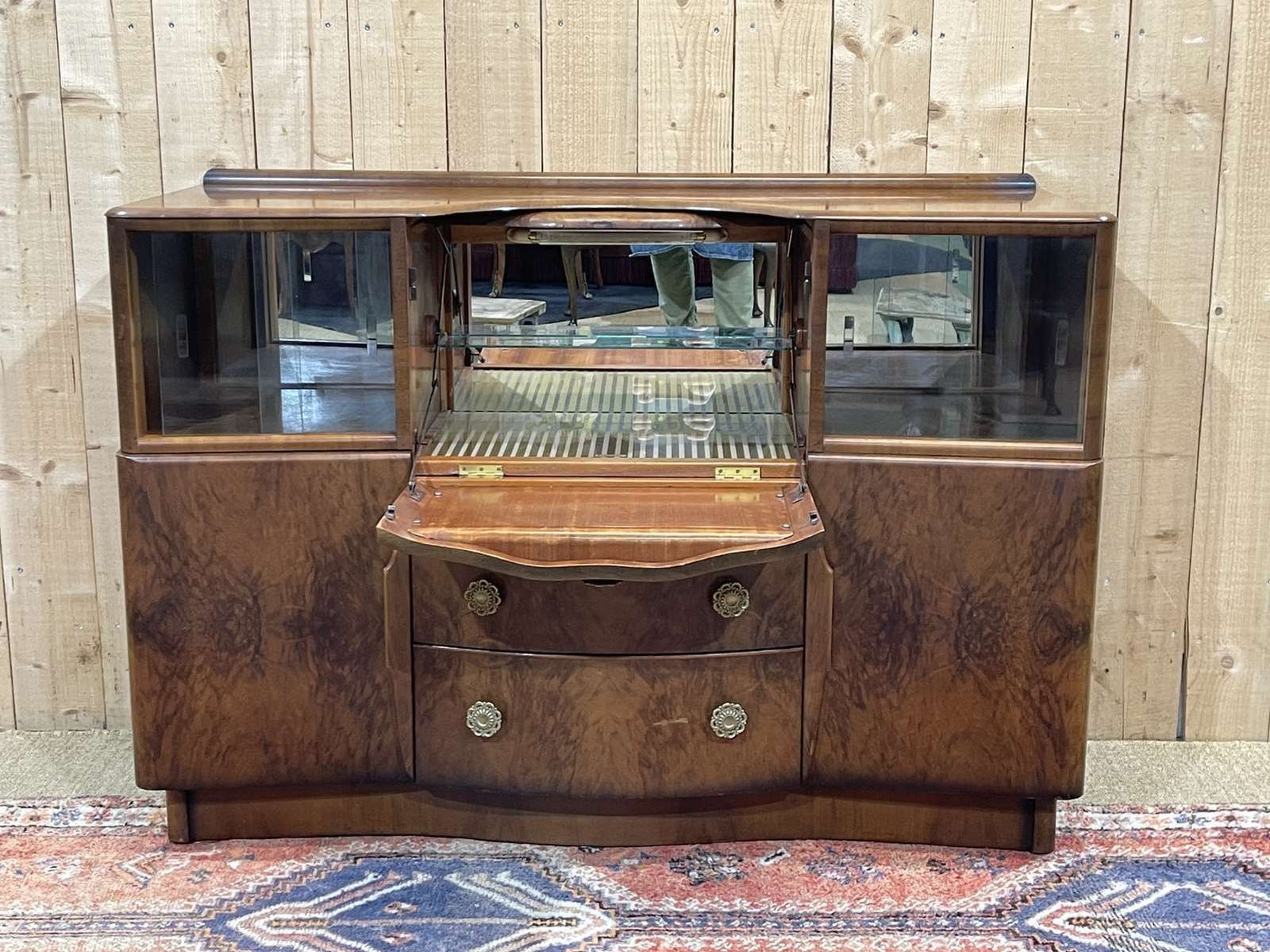 photo for sale English Bar From The 1950s In Walnut