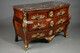 Commode Tombeau In Violet Wood Veneer Stamped With Lapie photo 12314.0