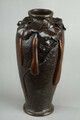 Japan, Meiji Period (1868 1912) : Bronze Vase With Shaded Brown Patina photo 2758.0