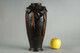 Home Decor Japan, Meiji Period (1868 1912) : Bronze Vase With Shaded Brown Patina photo