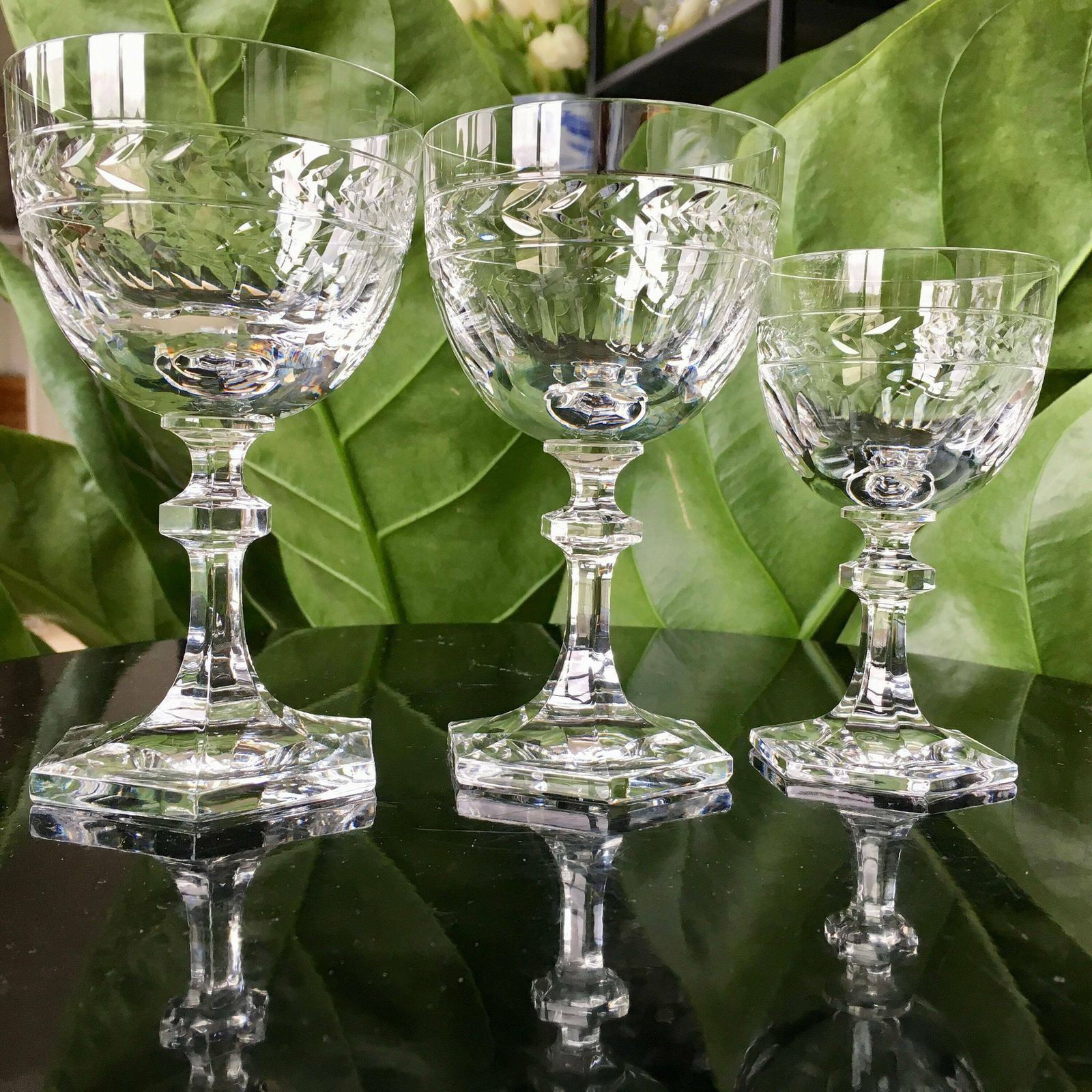 Crystal Wine Glasses Small | 6pcs | Port Glasses | Villeroy Boch photo for sale