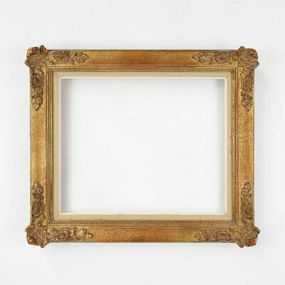 Baroque Gilded Painting Frame In Wood, France, 1900s