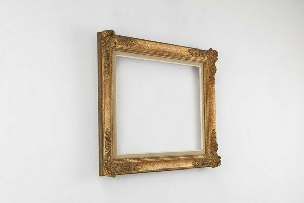 Baroque Gilded Painting Frame In Wood, France, 1900s photo vinterior