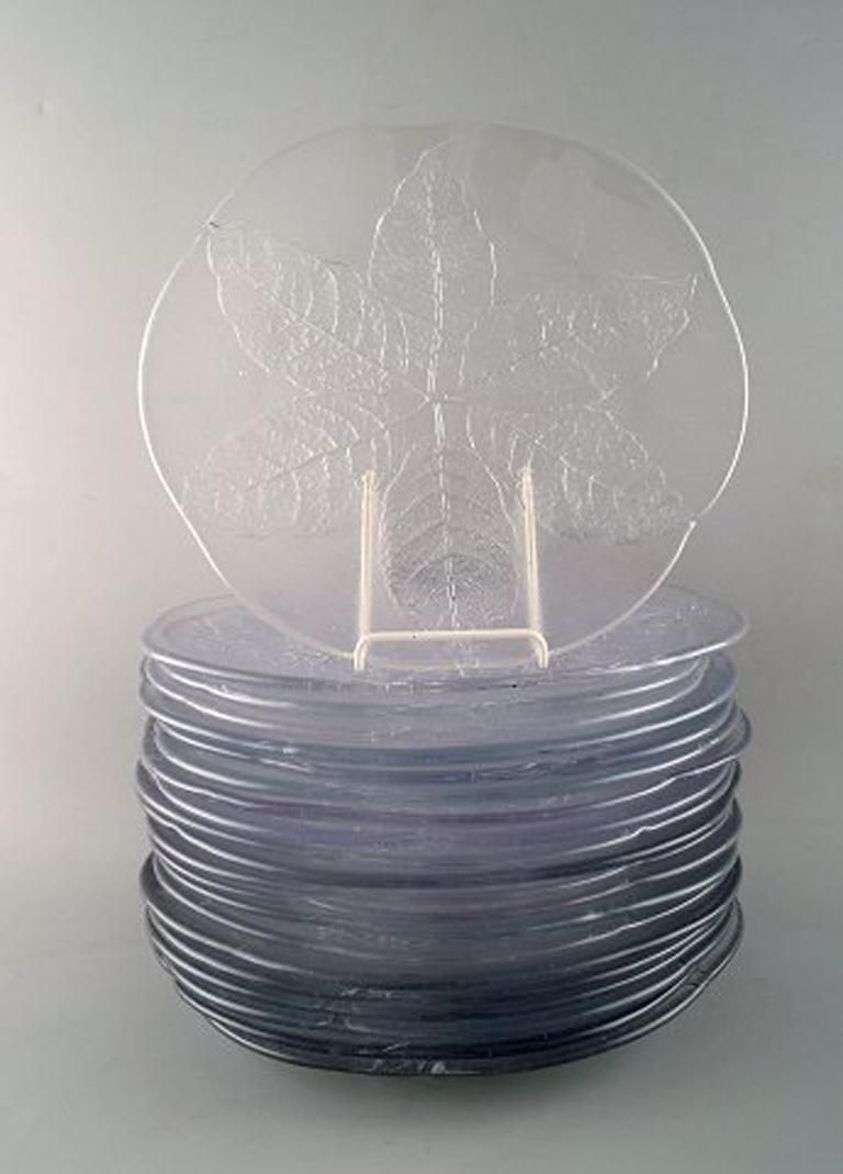 Scandinavian Art Glass, 21 Mouth Blown Cover Plates In Art Glass photo furniture