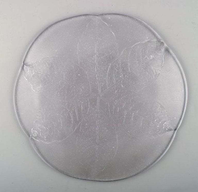 Scandinavian Art Glass, 21 Mouth Blown Cover Plates In Art Glass photo vinterior