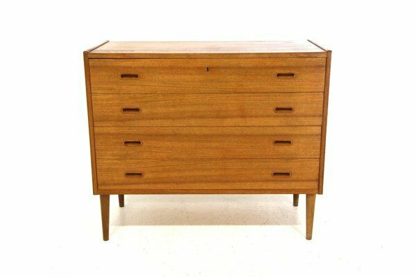 Scandinavian Teak Chest Of Drawers, Sweden, 1950s