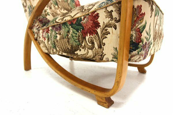 Modern Scandinavian Beech Armchair, Sweden, 1940s photo 1000.0