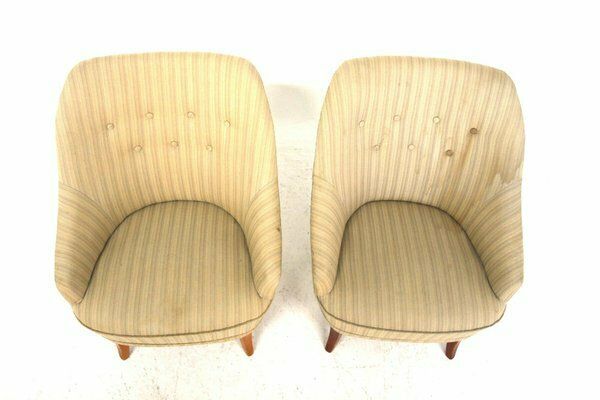 Scandinavian Armchairs, Sweden, 1940s, Set Of 2 photo for sale