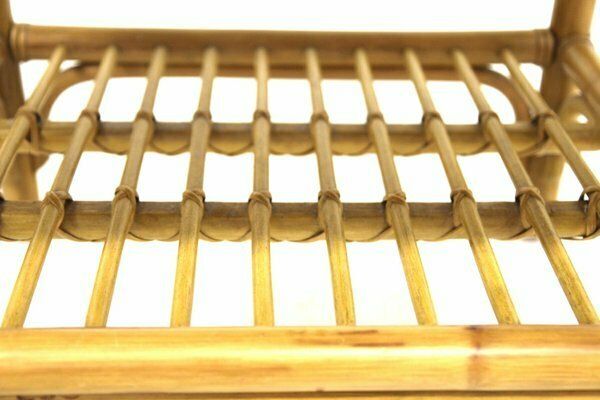 Rattan Bedside Tables From Dux, Sweden, 1960s, Set Of 2 photo furniture