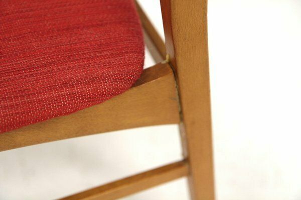 Scandinavian Beech Chairs, Sweden, 1960s, Set Of 4 photo for sale