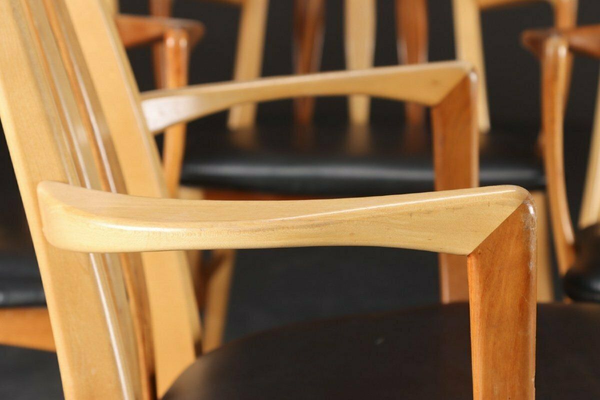 8 Danish Design Armchairs 1960s By Niels Kofoed, Eva Model photo vinterior