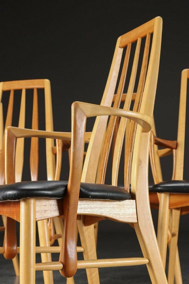 8 Danish Design Armchairs 1960s By Niels Kofoed, Eva Model photo buy